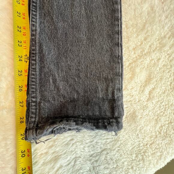 Reformation Women’s Black Julia High Cigarette Jeans Wash is Pacific Size 27 - Picture 5 of 7